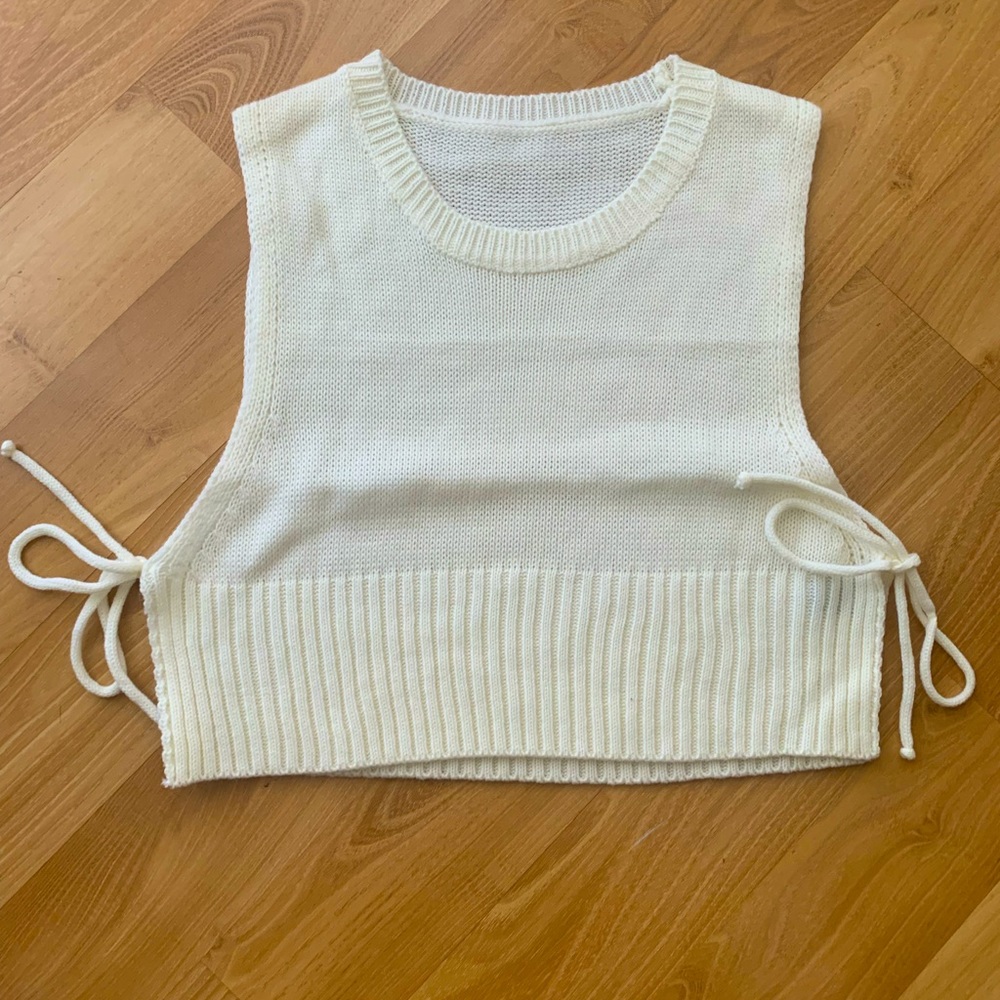 Zara white tank top